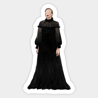 Villanelle - Killing Eve,illustration, poster, wall art, Jodie, Sandra, outfit, fashion, perfume, sorry baby, suit, dress Sticker